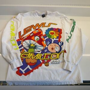 Lewis Hamilton +44 x Takashi Murakami Las Vegas  Graphic Long Sleeve Shirt